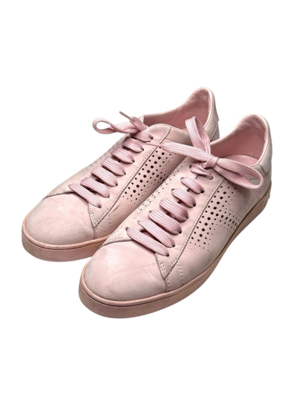 Tod’s 𖦹 Luxe Perforated T Leather Low Top Sneakers 𖦹 Light Pink 𖦹 38 7.5M 8M 𖦹 - Picture 10 of 16